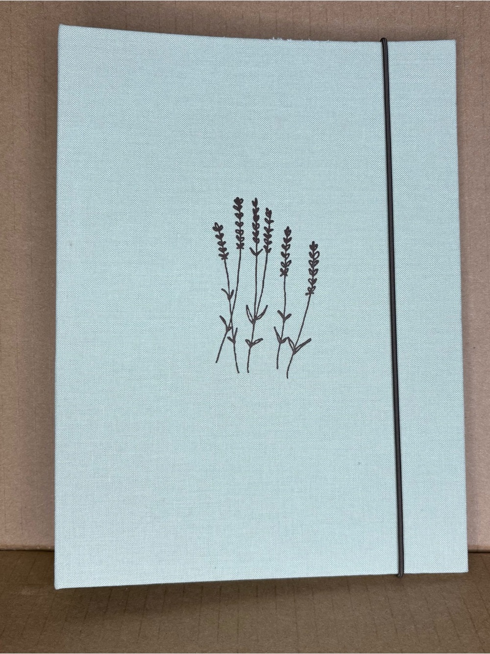 The Paperian Collection Bookcloth 6 Ring A5 Size Lavender Binder